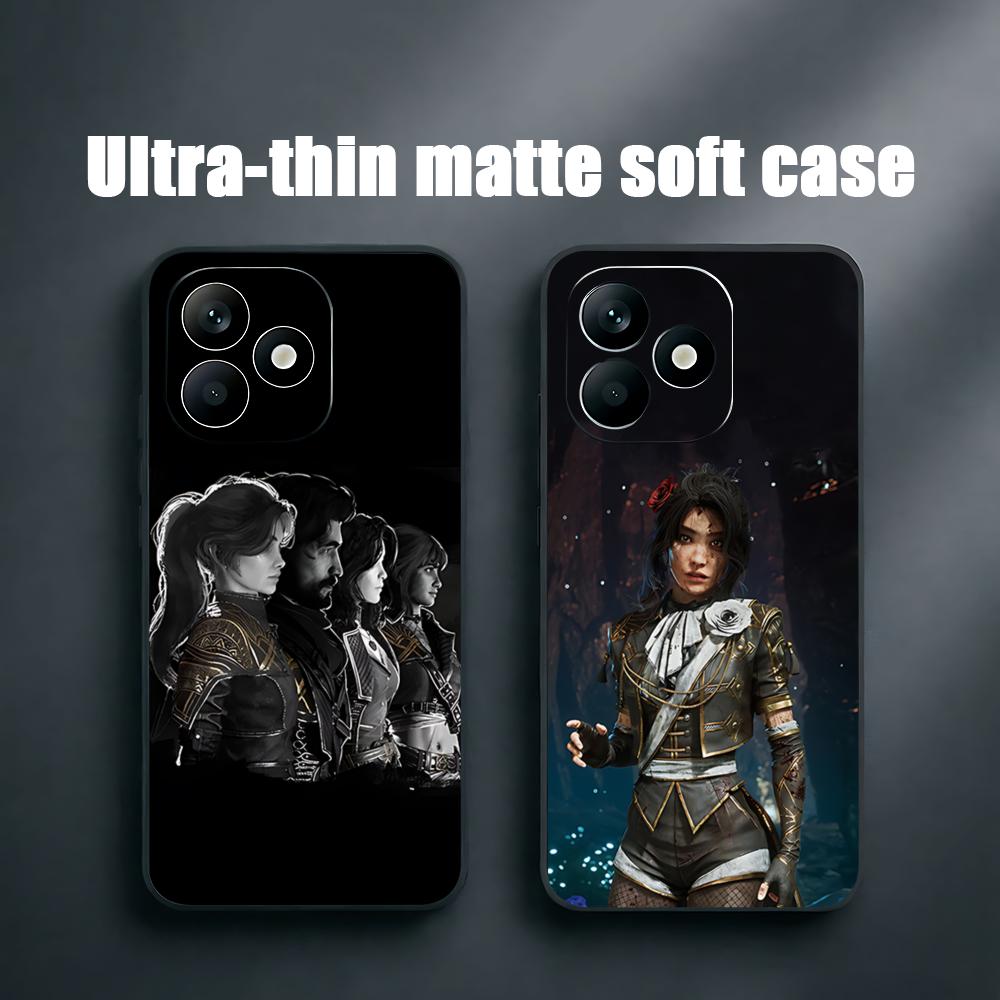 Xiaomi Redmi Note 14 - Coque de téléphone souple noire Clair