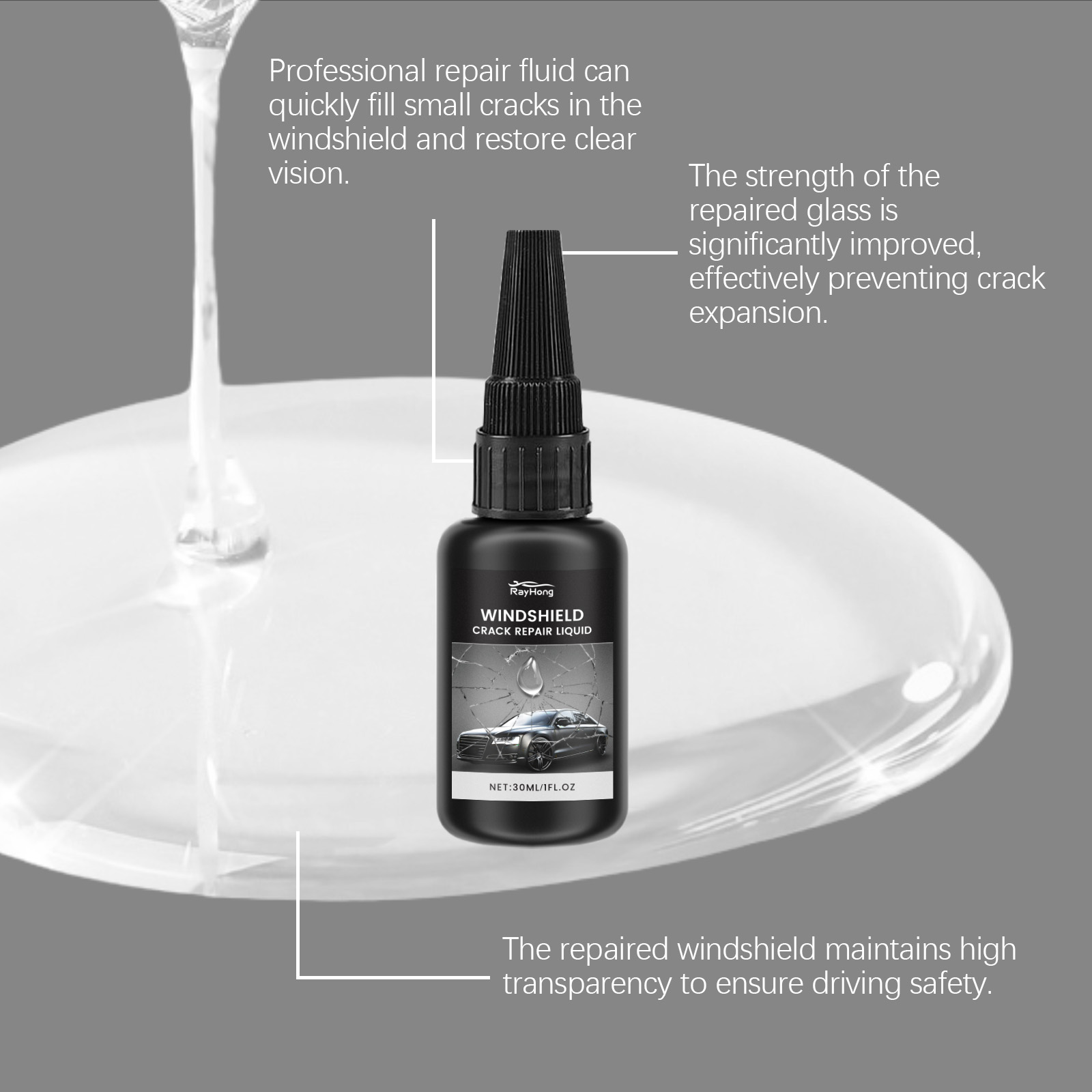 Kit de réparation de pare-bris - Liquid Uv Glue Kit avis et prix